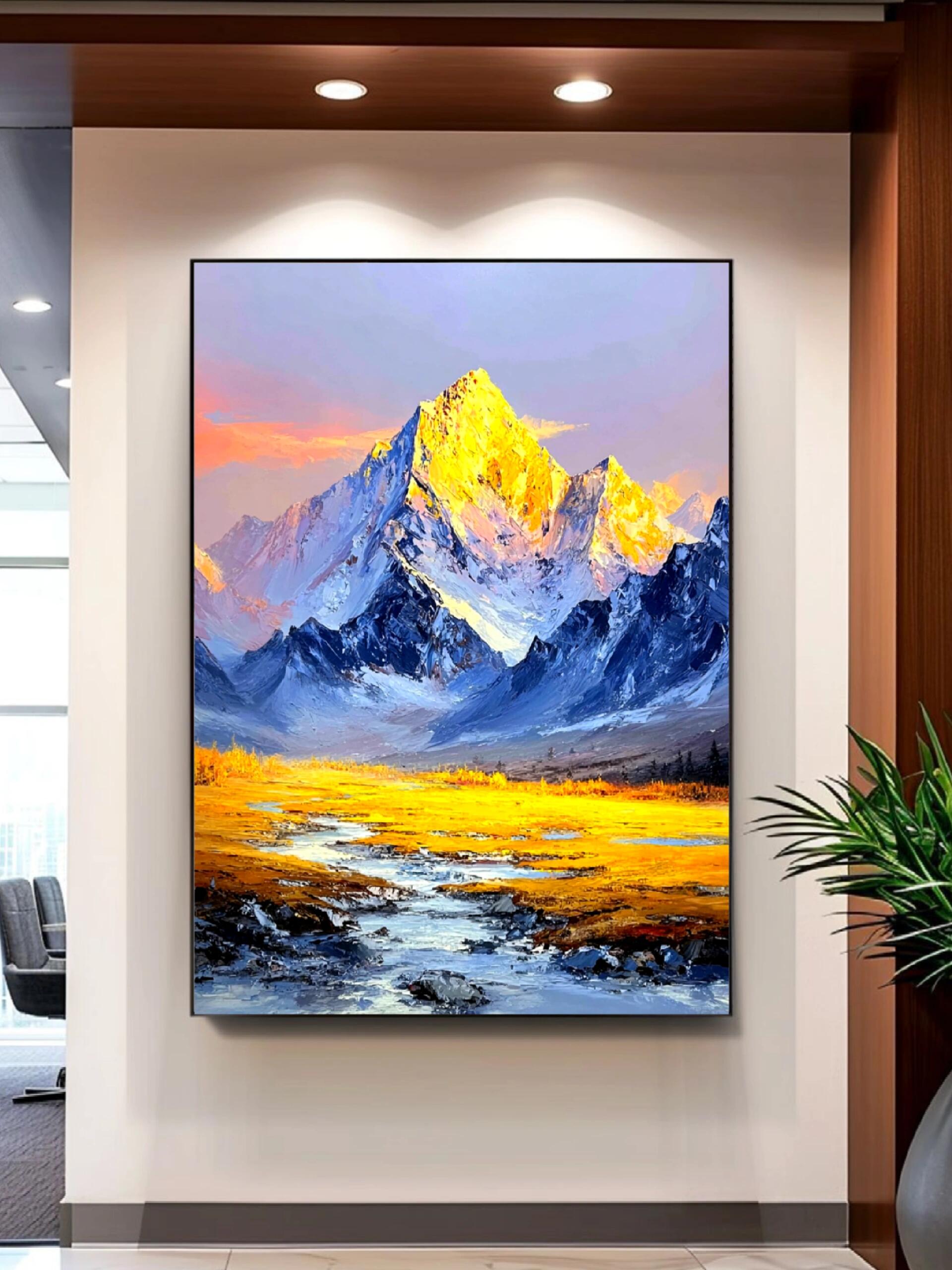 圣峰鎏金，溪谷生光